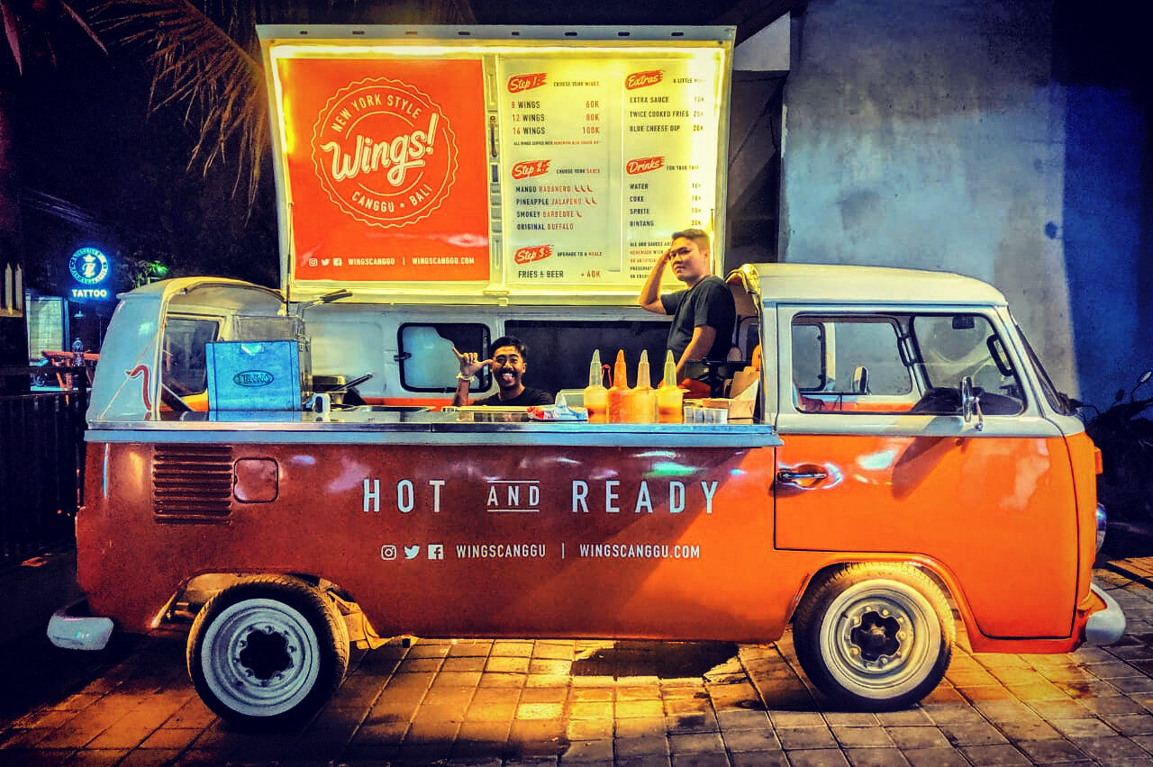 Food truck Wings asli di Canggu